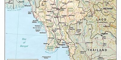 Frakoblet Myanmar kart